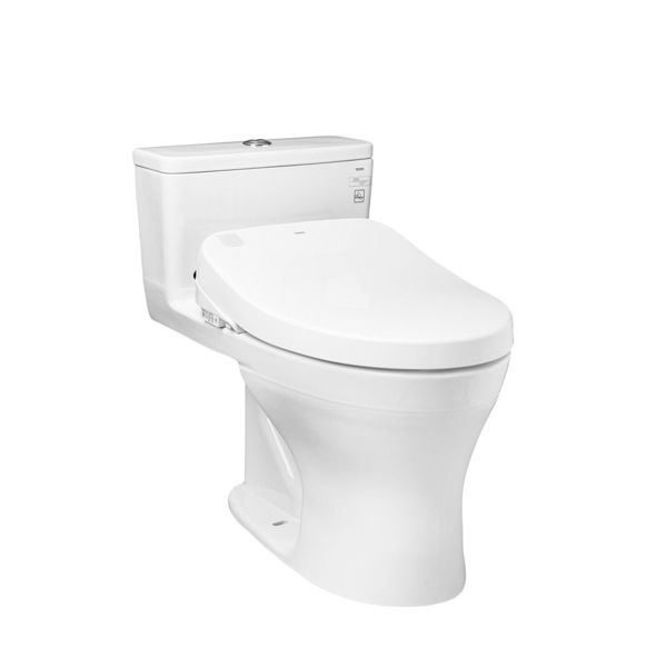 Ảnh của Bàn cầu một khối kèm nắp rửa điện tử NEW WASHLET đa chức năng MS855DW4#XW