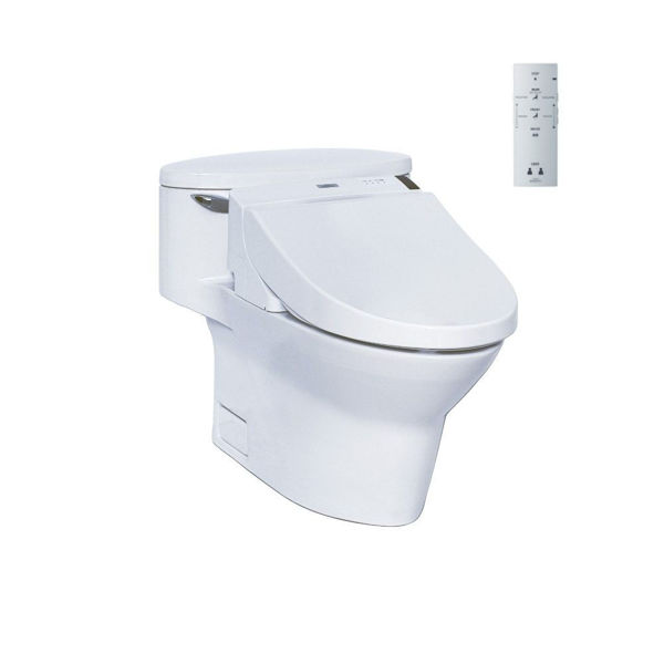 Ảnh của Bàn cầu một khối nắp rửa điện tử Washlet MS904W6